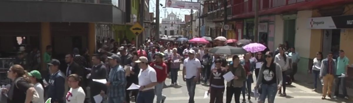 En Santa Rosa de Osos también se llevó a cabo el Paro Nacional de Docentes